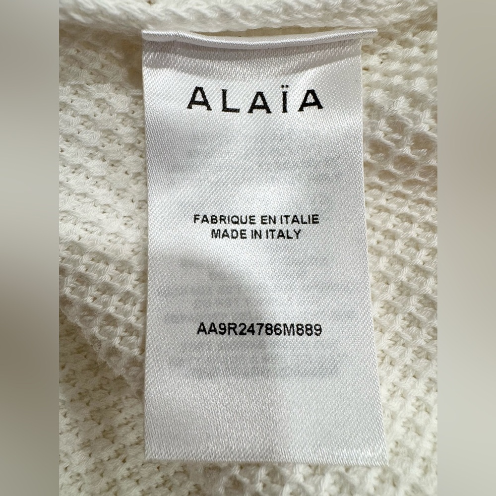 ALAIA Skater cotton lace mini dress - Picture 10 of 11